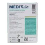 Méditulle tulle gras 10 compresses paraffinées