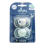 Dodie extra sucette anatomique silicone Jour Nuit +6 mois