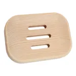 Avril Porte savon en bois de hêtre