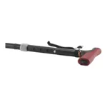 Canne pliante noire en aluminium