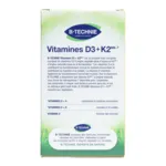 Biotechnie Vitamines D3 + K2 comprimés à croquer