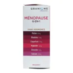 Granions Ménopause 6 en 1 comprimés