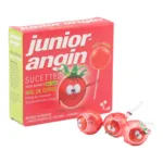 Junior Angin sucettes mal de gorge fraise