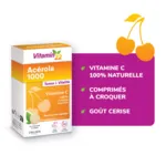 Vitamin'22 Acerola 1000 Vitamine C comprimés à croquer