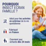 Insect Ecran Familles répulsif