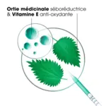 Klorane shampoing sec à l'ortie cheveux bruns