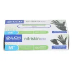 Gants nitrile noirs non poudrés non stériles