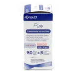 Compresses non tissées stériles 10 x 10 cm LCH Pure