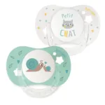 Luc et Léa Essentiel sucette silicone anatomique 6-18 mois