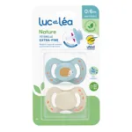 Luc et Léa Nature Sucette silicone anatomique 0-6 mois