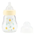 MAM Biberon verre Tétine plate débit lent 170 ml