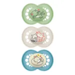 MAM Original trio sucettes symétriques silicone +18 mois
