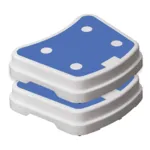 Marche pied empilable pour la baignoire