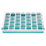 Pilulier hebdomadaire modèle hospitalier 28 cases