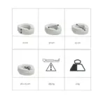Réhausse WC Contact Plus Néo mousse 11 cm