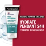 Neutrogena Absorption rapide crème hydratante Pieds secs