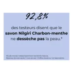 Savon artisanal Nilgiri Menthe Charbon