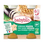 Babybio Petits Pots bébé Aubergine Pois chiches bio