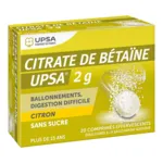 Citrate de Betaine UPSA 2 g Citron comprimé effervescent