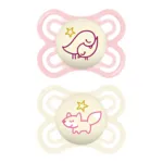 MAM Perfect Nuit Sucette symétrique silicone 2-6 mois