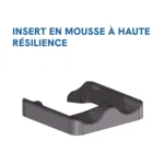 Coussin Iskio Bi-Matière