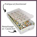 Pilbox Classic pilulier hebdomadaire