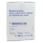 Poche à urine 2L vidangeable