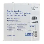 Poche à urine 2L vidangeable