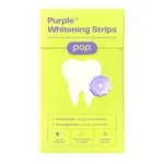 Bandes de blanchiment des dents violettes POP