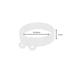 Rebord incurvé pour assiette