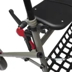 Déambulateur 4 roues avec panier