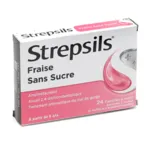Strepsils fraise sans sucre pastilles