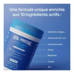 Vital Proteins Active Complex Collagen poudre saveur citron