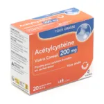Acetylcysteine 200 mg Viatris poudre sachets