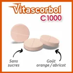 Vitascorbol Vitamine C 500 mg comprimés à croquer