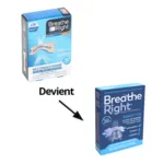 Breathe Right Sensitive bandelettes nasales