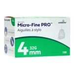 Micro Fine Ultra aiguille pour stylo à insuline x100