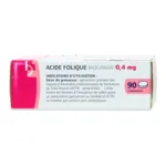 Acide folique 0,4 mg comprimés