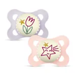 MAM Original sucette silicone anatomique 2-6 mois Nuit