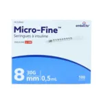 Embecta Micro-fine Seringue à insuline 8mm