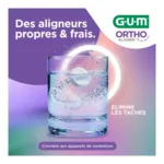 Gum Ortho Aligner comprimés nettoyants pour gouttières orthodontiques