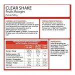 Eric Favre Clear Shake Iso Protein Water Fruits Rouges