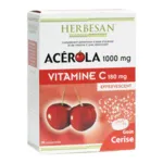 Herbesan Acérola 1000 mg Vitamine C comprimés effervescents