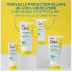 Cerave Lait solaire invisible hydratant SPF 30