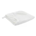 Bavoir imperméable 2 faces coton blanc 70 x 50 cm