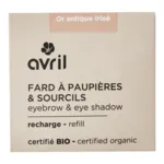 Avril Fard à paupières et sourcils bio