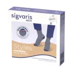 Sigvaris Styles Marinière Chaussettes de contention homme classe 2
