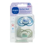 MAM Perfect Nuit Sucette symétrique silicone 18 mois et +