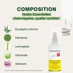 Pranarom Aromapic Spray lacté répulsif anti moustiques et tiques