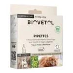 Pipette antiparasitaire chat Biovetol